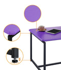 Gt 3 Piece Violet Carbon Fiber Wrap Coffee Table And End Table Set Purple Metal