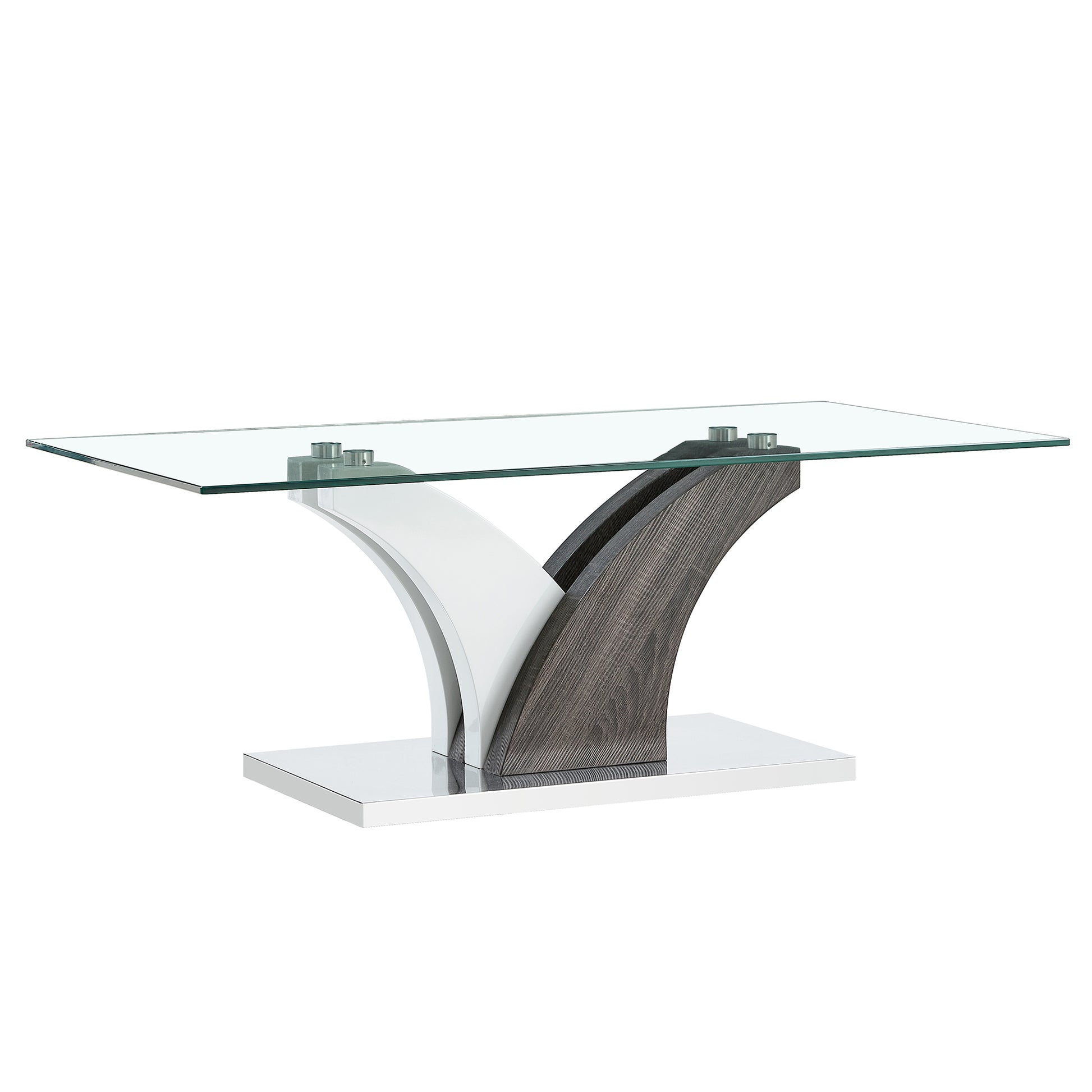 Modern Dining Table,Tea Table.Coffee Table. Tempered Glass Countertop, And Artistic Mdf Legs Are Perfect For Hosting Dinners, Conferences, Home, And Office Decorations.B 793 Transparent Glass