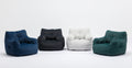 010 Soft Velvet Fabric Bean Bag Chair Filled With Memory Sponge,Ivory Ivory Velvet Soft Modern Foam Velvet