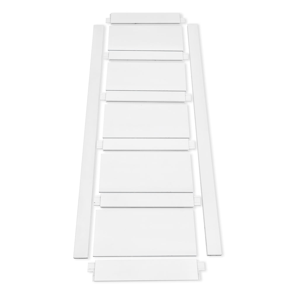 32" X 84" Five Grid Real Primed Door Slab, Diy Panel Door, Modern Interior Barn Door, Water Proof, Anti Deformation, Pre Drilled Ready To Assemble, Suitable For Pre Hung Door And Barn Door White Mdf