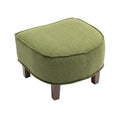 Coolmore Accent Chair With Ottoman, Mid Century Modern Barrel Chair Upholstered Club Tub Round Arms Chair For Living Room Olive Linen