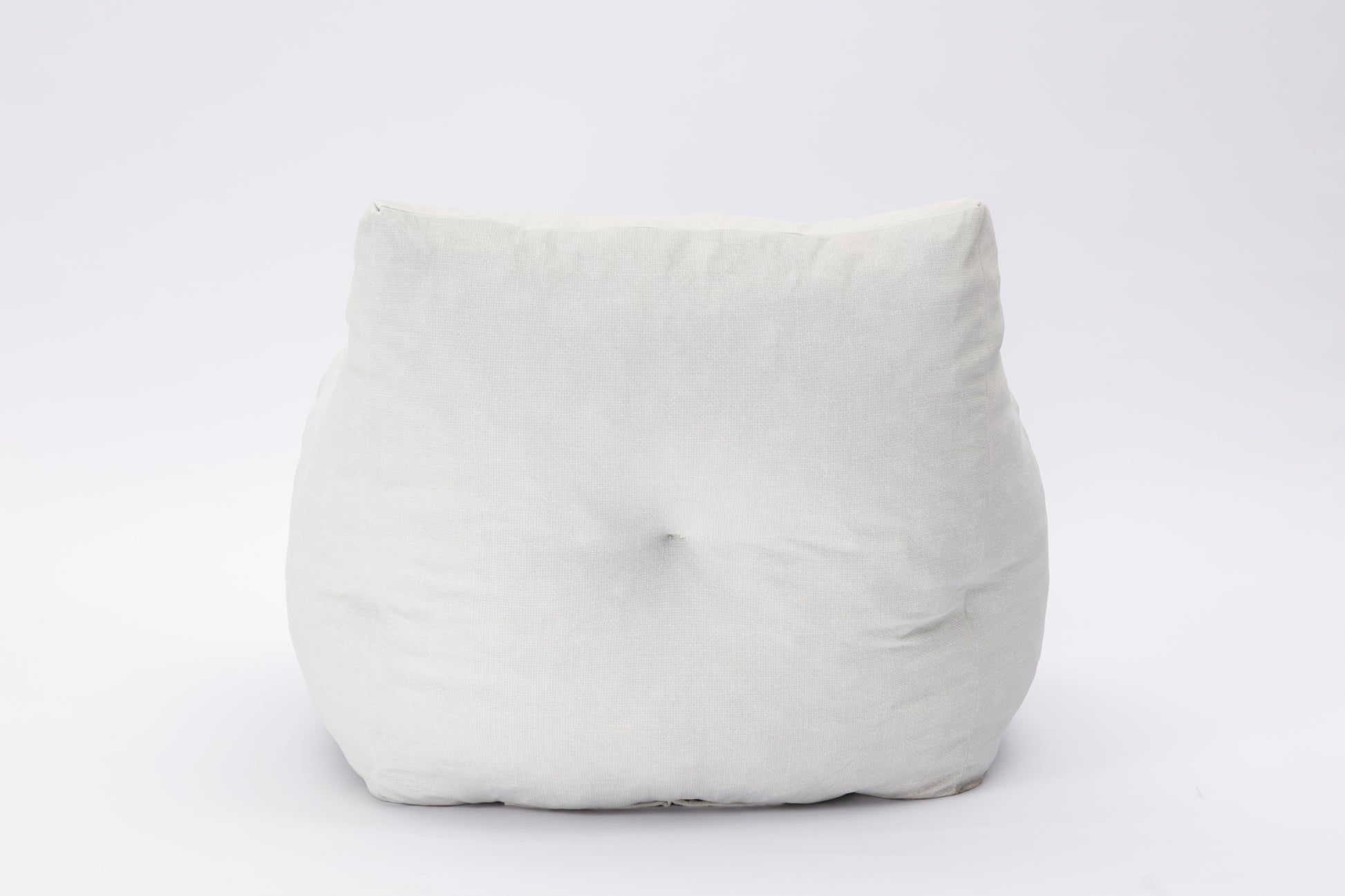 010 Soft Velvet Fabric Bean Bag Chair Filled With Memory Sponge,Ivory Ivory Velvet Soft Modern Foam Velvet