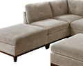 Camel Chenille Fabric Modular Sectional 7pc Set Living camel-primary living