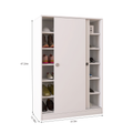 Marble White Shoe Cabient With Sliding Door Have
