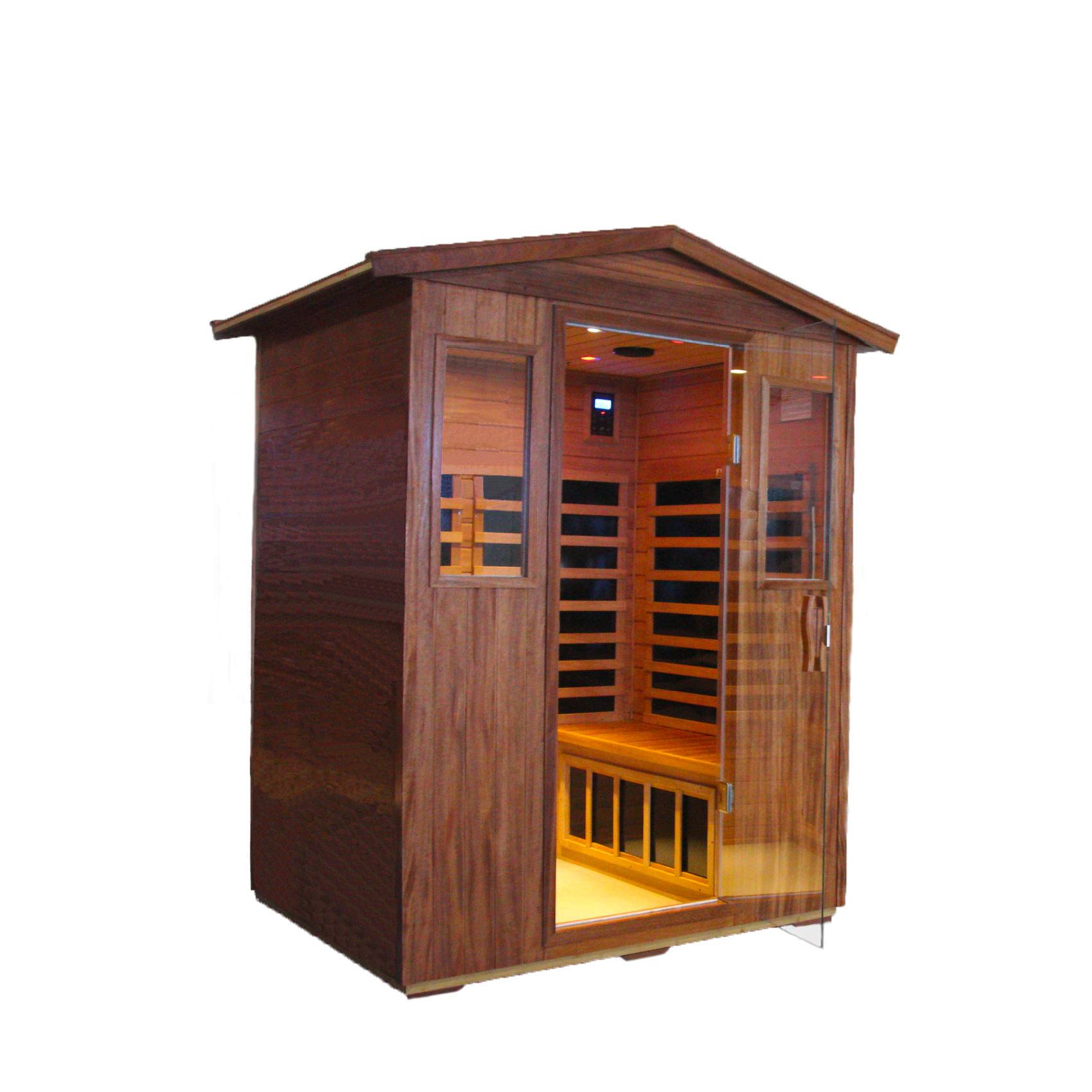 Four person Khaya Far infrared outdoor sauna room