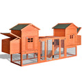 Outdoor Wooden Chicken Coop, 124