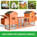 Outdoor Wooden Chicken Coop, 124