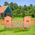 Outdoor Wooden Chicken Coop, 124