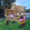 Collapsible Folding Wagon With Removable Canopy,