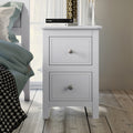 White Solid Wood 3 Pieces Queen Bedroom Sets Old Sku:Bs315101Aak Queen White 3 Piece Set Solid Wood