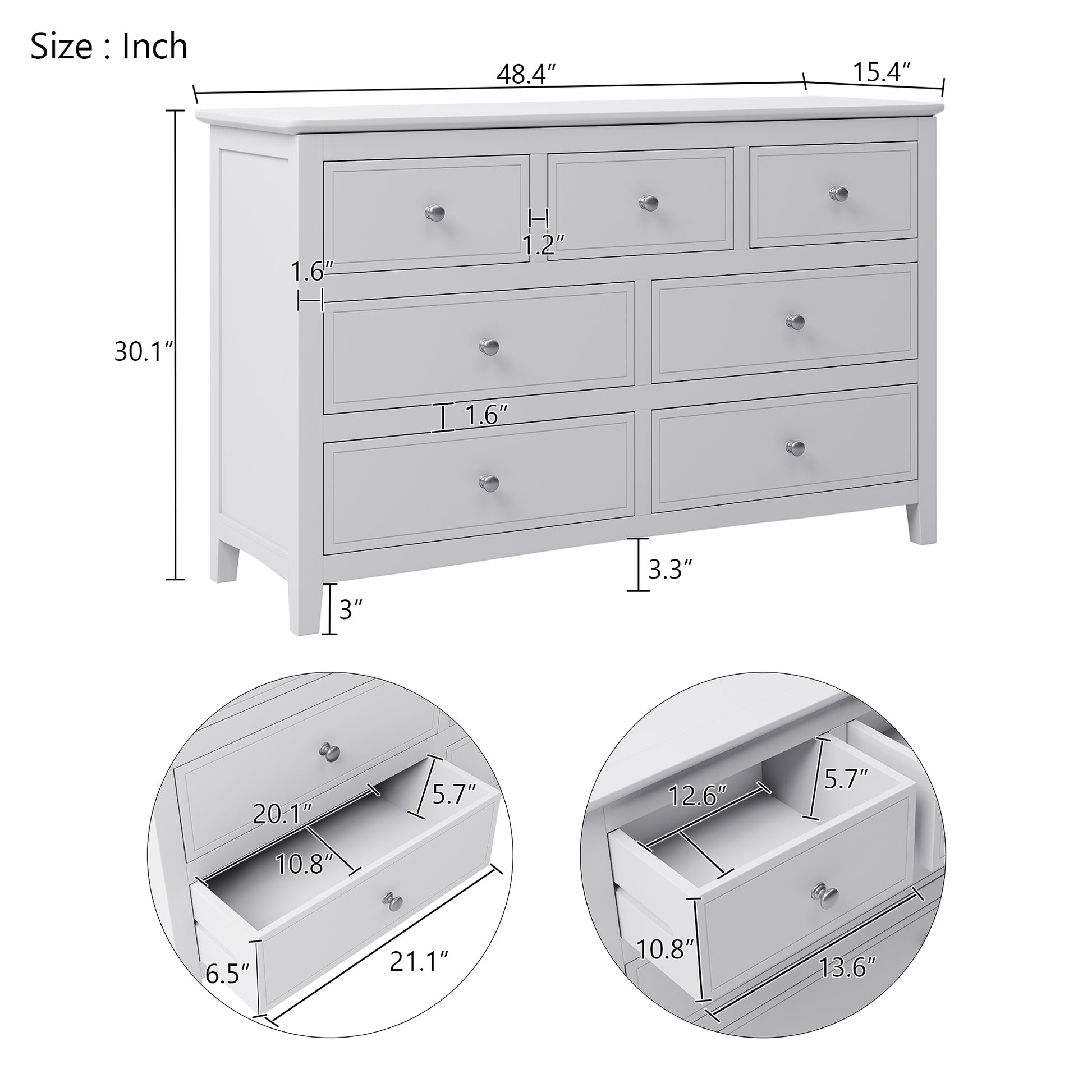 White Solid Wood 3 Pieces King Bedroom Sets Old Sku:Bs300026Aak King White 3 Piece Set Solid Wood