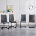 Table And Chair Set, 1 Table With 6 Black Chairs. 0.4 