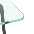 Modern Tempered Glass Tea Table Coffee Table, Table For Living Room,Transparent Transparent Tempered Glass