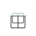 Modern Tempered Glass Tea Table Coffee Table, Table For Living Room,Transparent Transparent Tempered Glass
