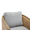 Coolmore Swivel Barrel Chair, Comfy Round Accent Sofa Chair For Living Room, 360 Degree Swivel Barrel Club Chair, Leisure Arm Chair For Nursery, Hotel, Bedroom, Office, Lounge Gray Boucle Gray Foam Boucle