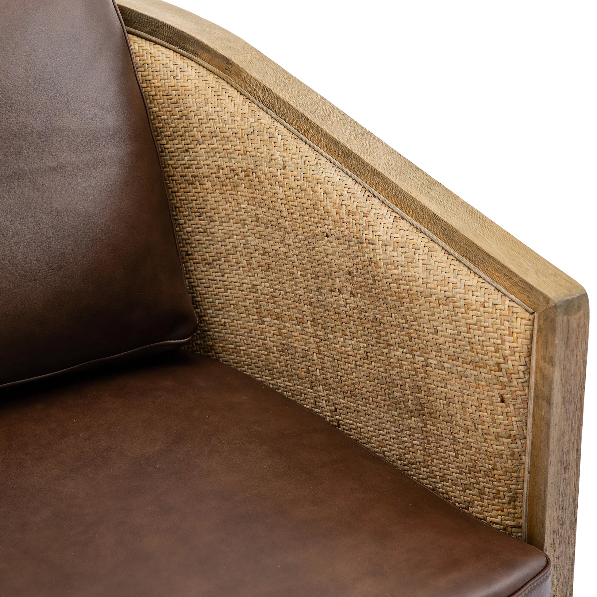 Coolmore Swivel Barrel Chair, Comfy Round Accent Sofa Chair For Living Room, 360 Degree Swivel Barrel Club Chair, Leisure Arm Chair For Nursery, Hotel, Bedroom, Office, Lounge Brown Boucle Brown Foam Leather