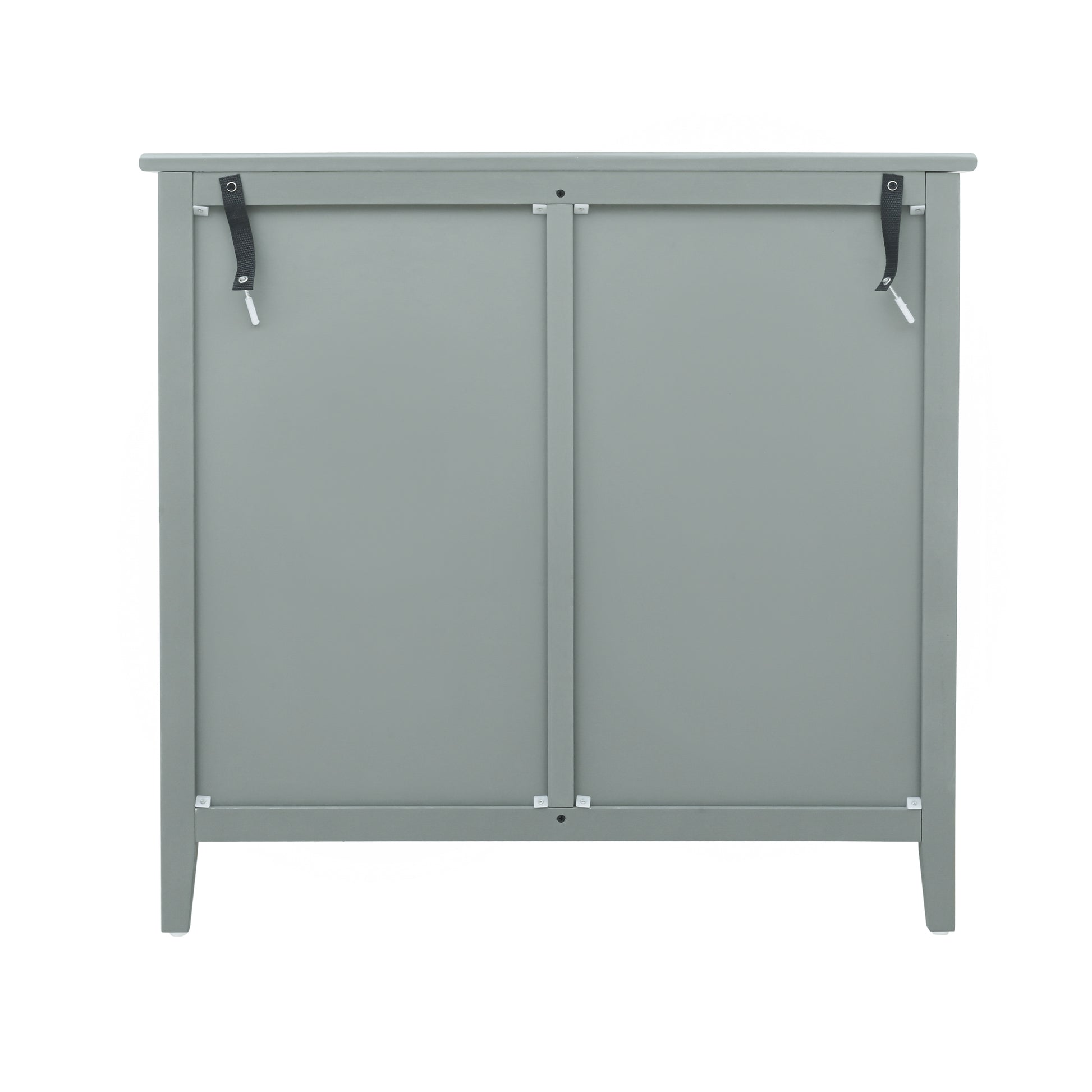 3 Drawer Cabinet, American Furniture,Suitable For Bedroom, Living Room, Study Light Gray Mdf