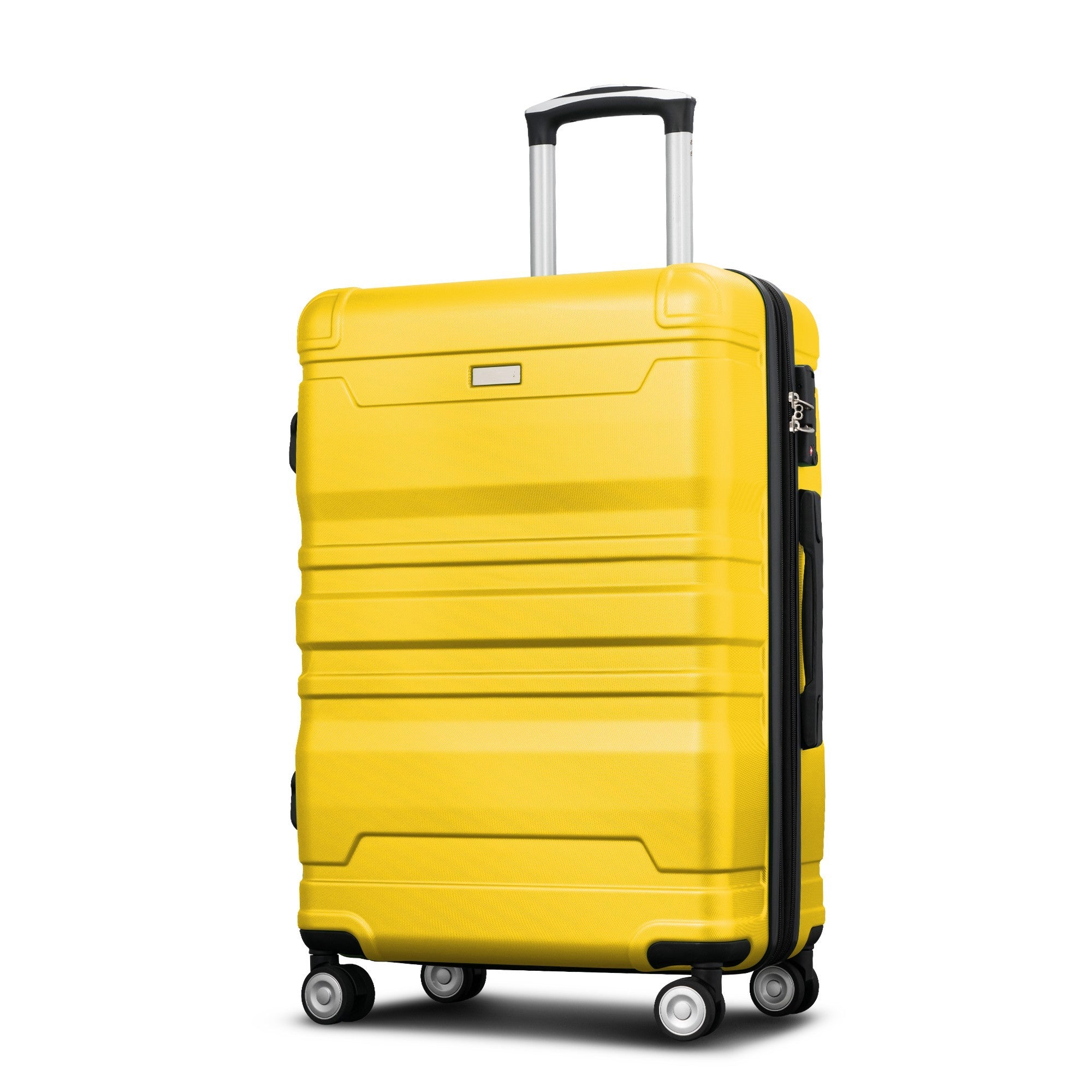 Luggage Sets Model Expandable ABS Hardshell 3pcs yellow-abs