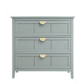 3 Drawer Cabinet, American Furniture,Suitable For Bedroom, Living Room, Study Light Gray Mdf