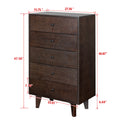 Dresser Cabinet Bar Cabinet Storge Cabinet Lockers Real Wood Spray Paint Retro Round Handle Can Be Placed In The Living Room Bedroom Dining Room Color Auburn 5 Or More Drawers Auburn Primary Living Space Solid Wood Classic Foam Solid Wood Mdf