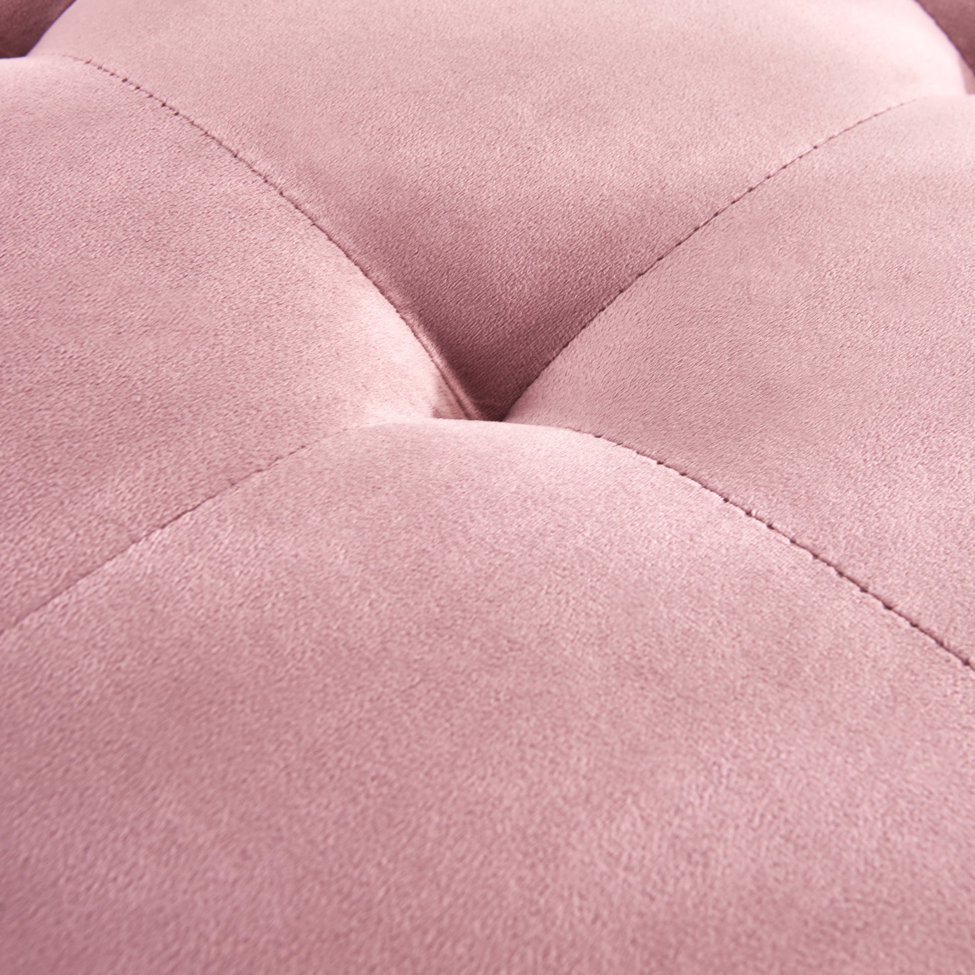 64" Velvet Chaise,Mid Century Modern Chaise Furniture,Sleeper For Living Room,Apartment,Tool Free Assembly. Pink Pink Foam Velvet