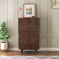 Dresser Cabinet Bar Cabinet Storge Cabinet Lockers Real Wood Spray Paint Retro Round Handle Can Be Placed In The Living Room Bedroom Dining Room Color Auburn 5 Or More Drawers Auburn Primary Living Space Solid Wood Classic Foam Solid Wood Mdf