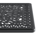 Cushions In Random Colors 7 Piece Set Of Cast Aluminum Patio Furniture With Cushions Yes Complete Patio Set Black Seats 6 Rust Resistant Frame Water Resistant Cushion Garden & Outdoor Complete Patio Sets Aluminium