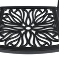 Cushions In Random Colors 7 Piece Set Of Cast Aluminum Patio Furniture With Cushions Yes Complete Patio Set Black Seats 6 Rust Resistant Frame Water Resistant Cushion Garden & Outdoor Complete Patio Sets Aluminium