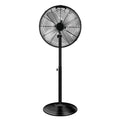 16 Inch High Velocity Stand Fan, Adjustable Heights, 75 Oscillating, Low Noise, Quality Made Fan With 3 Settings Speeds, Heavy Duty Metal For Industrial, Commercial, Residential, Color: Black Black Metal