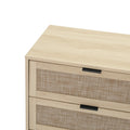 3 Drawer Cabinet, Suitable For Bedroom, Living Room, Study Natural Particle Board