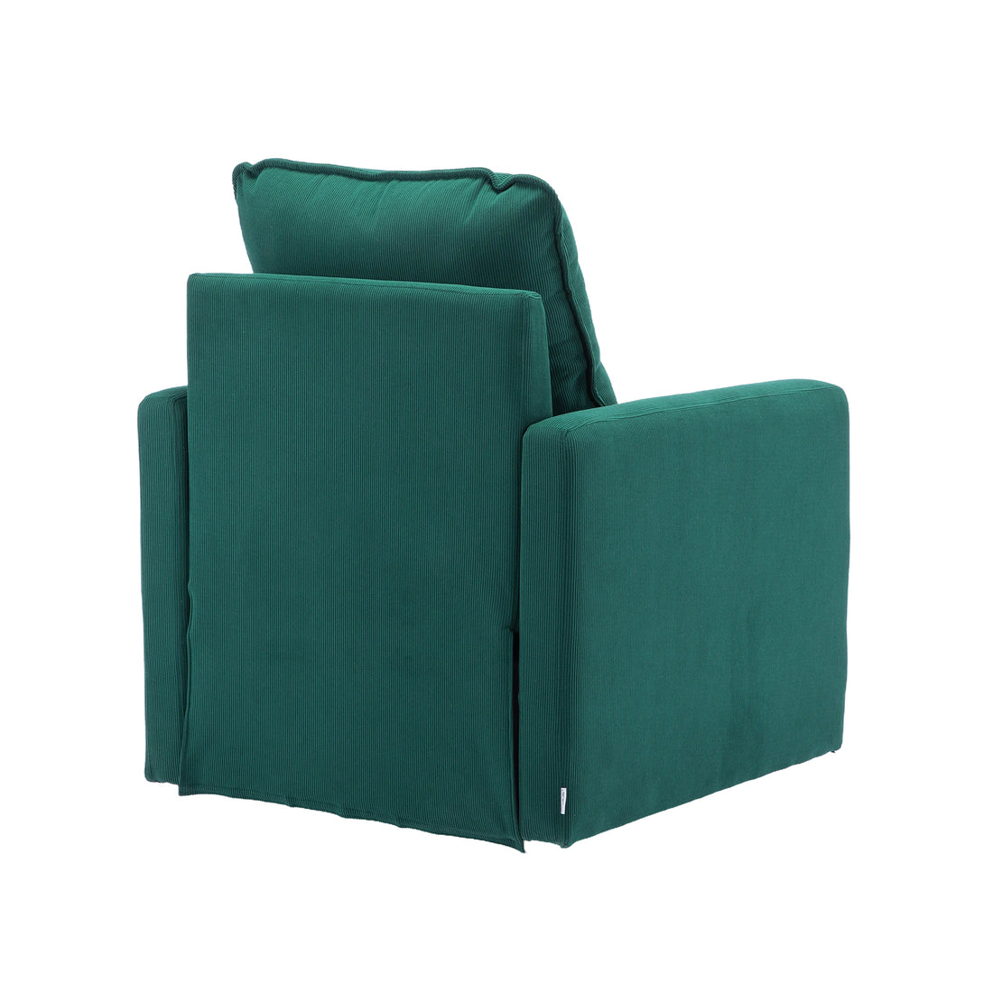 Coolmore Swivel Barrel Chair, Comfy Round Accent Sofa Chair For Living Room, 360 Degree Swivel Barrel Club Chair, Leisure Arm Chair For Nursery, Hotel, Bedroom, Office, Lounge Emerald Velvet