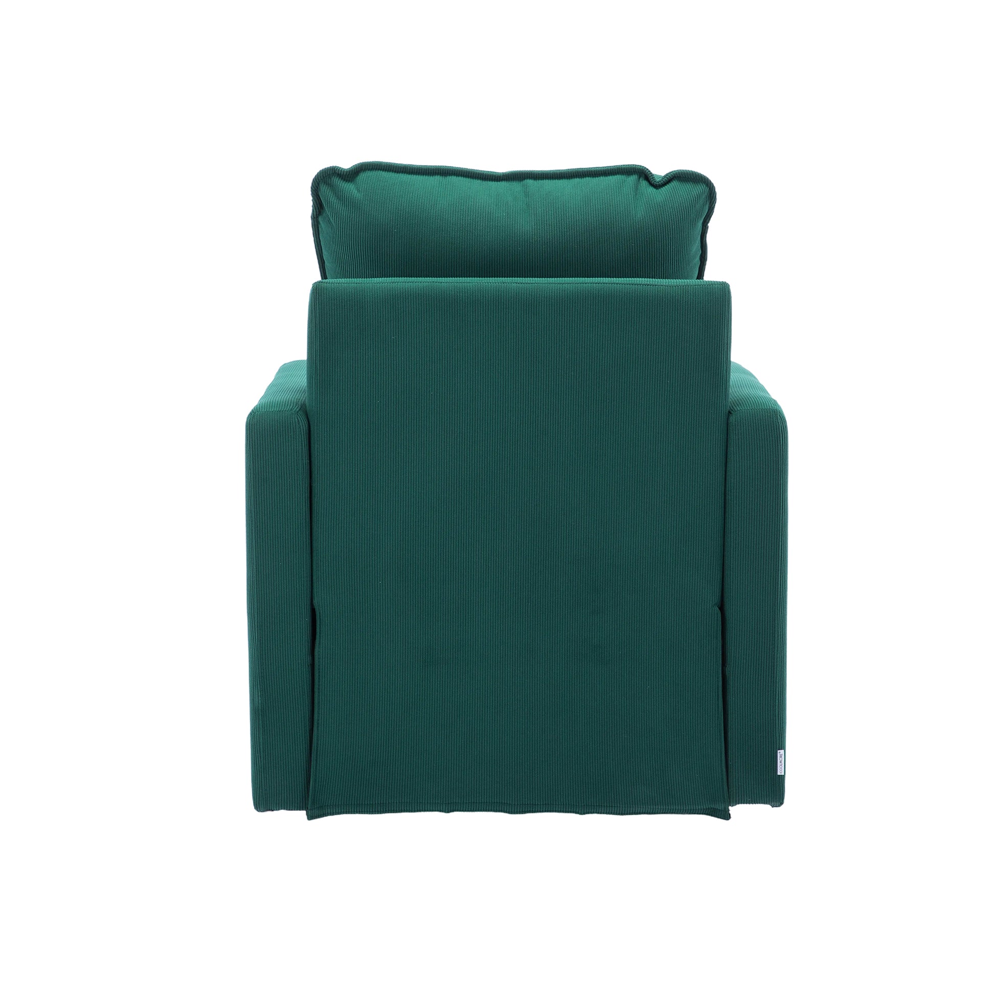 Coolmore Swivel Barrel Chair, Comfy Round Accent Sofa Chair For Living Room, 360 Degree Swivel Barrel Club Chair, Leisure Arm Chair For Nursery, Hotel, Bedroom, Office, Lounge Emerald Velvet