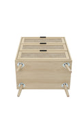 3 Drawer Cabinet, Suitable For Bedroom, Living Room, Study Natural Particle Board