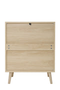 3 Drawer Cabinet, Suitable For Bedroom, Living Room, Study Natural Particle Board