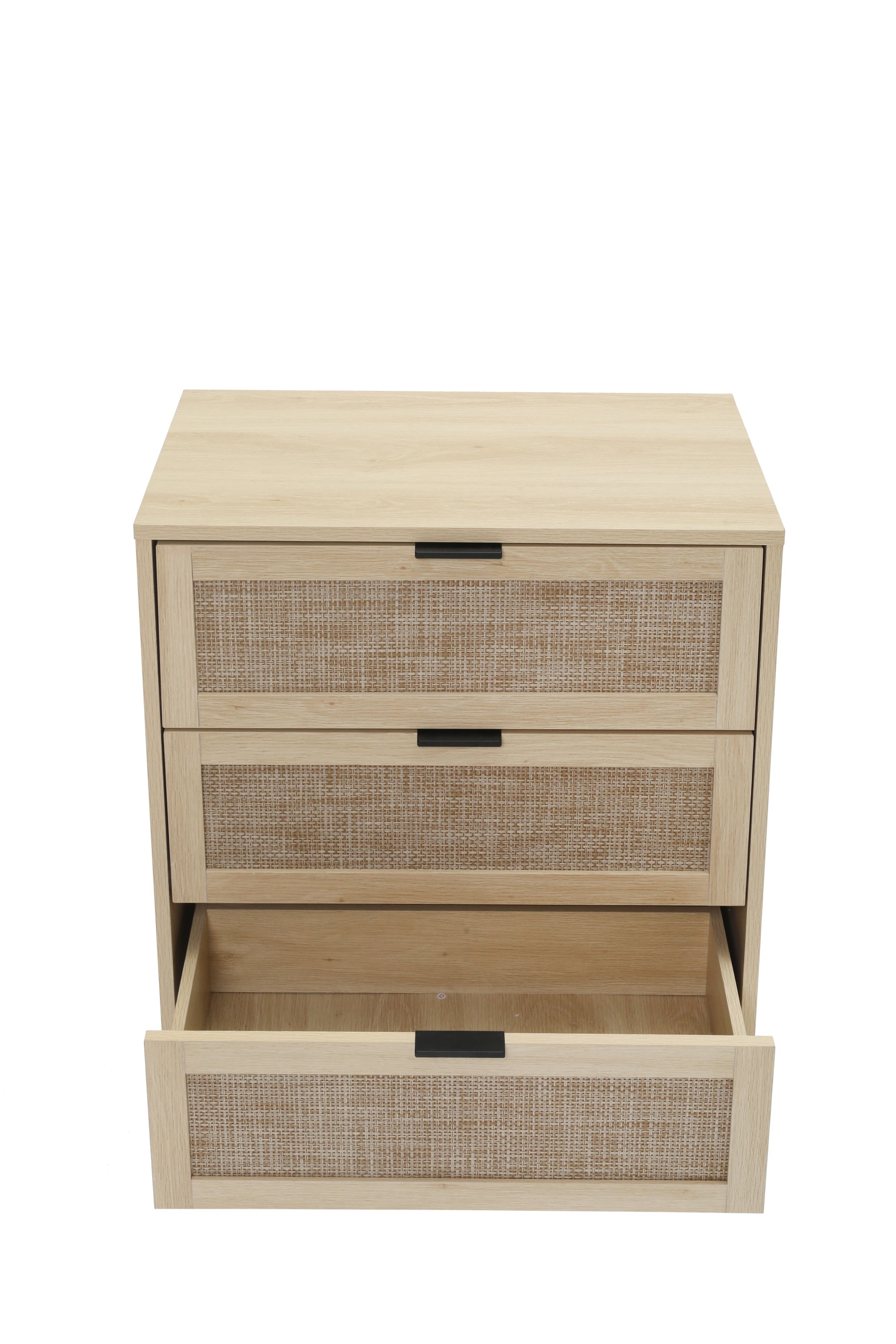 3 Drawer Cabinet, Suitable For Bedroom, Living Room, Study Natural Particle Board