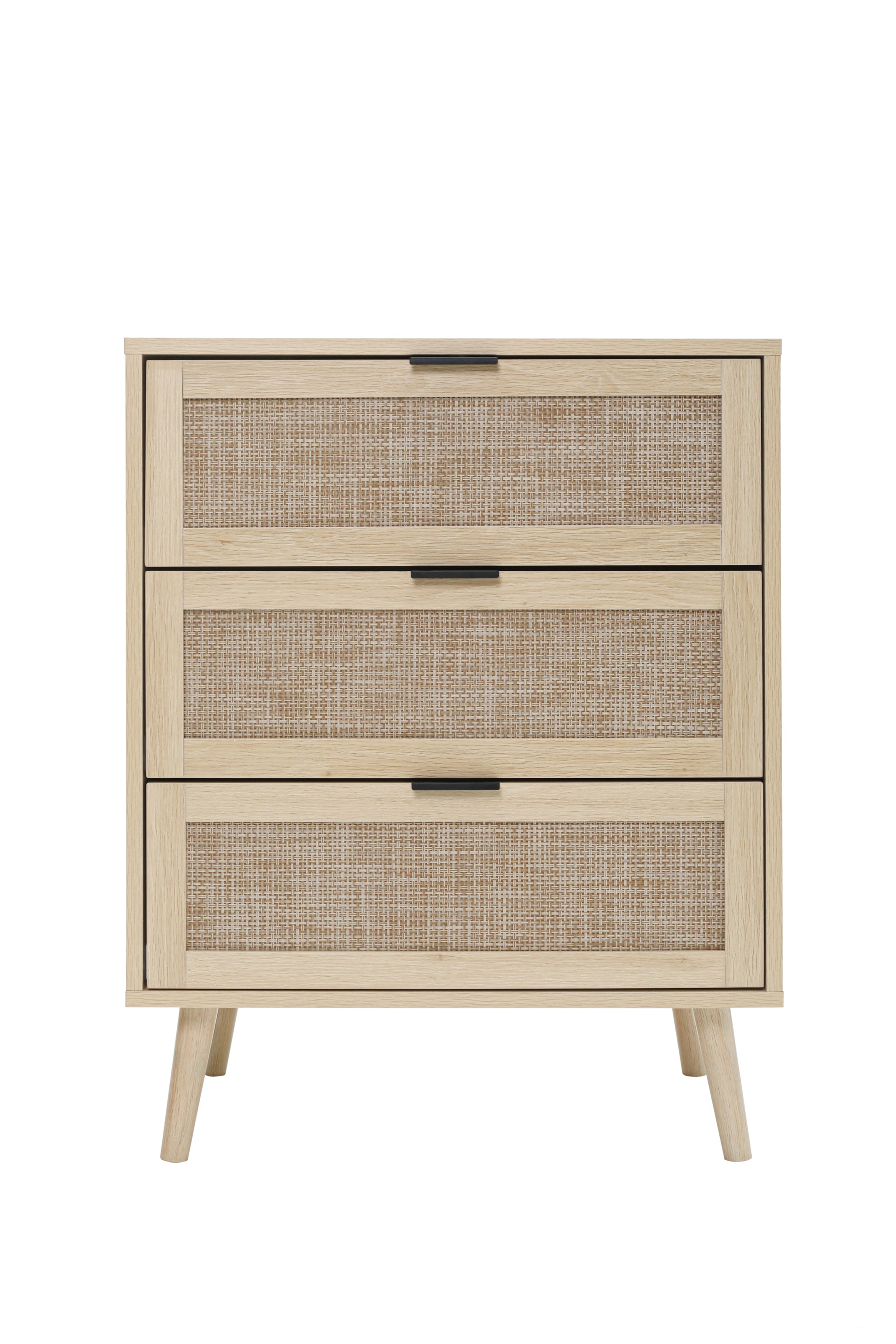 3 Drawer Cabinet, Suitable For Bedroom, Living Room, Study Natural Particle Board