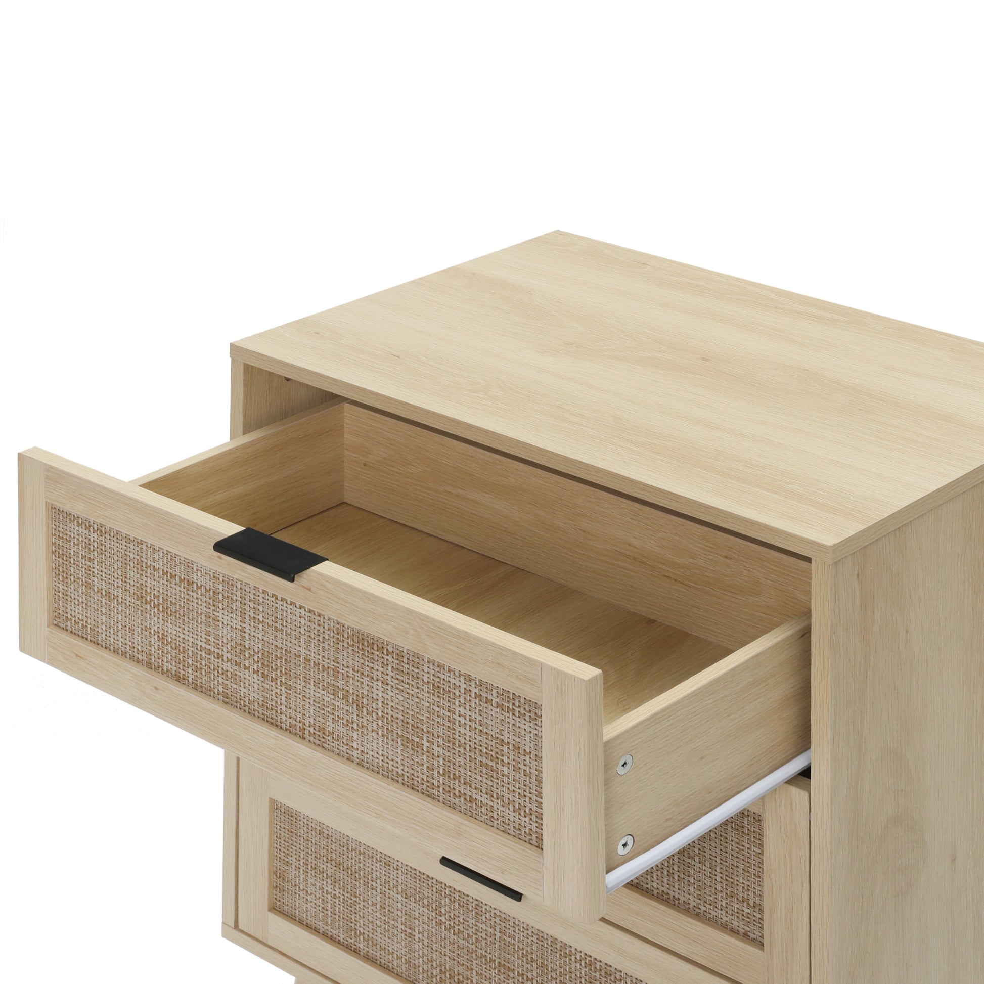 3 Drawer Cabinet, Suitable For Bedroom, Living Room, Study Natural Particle Board