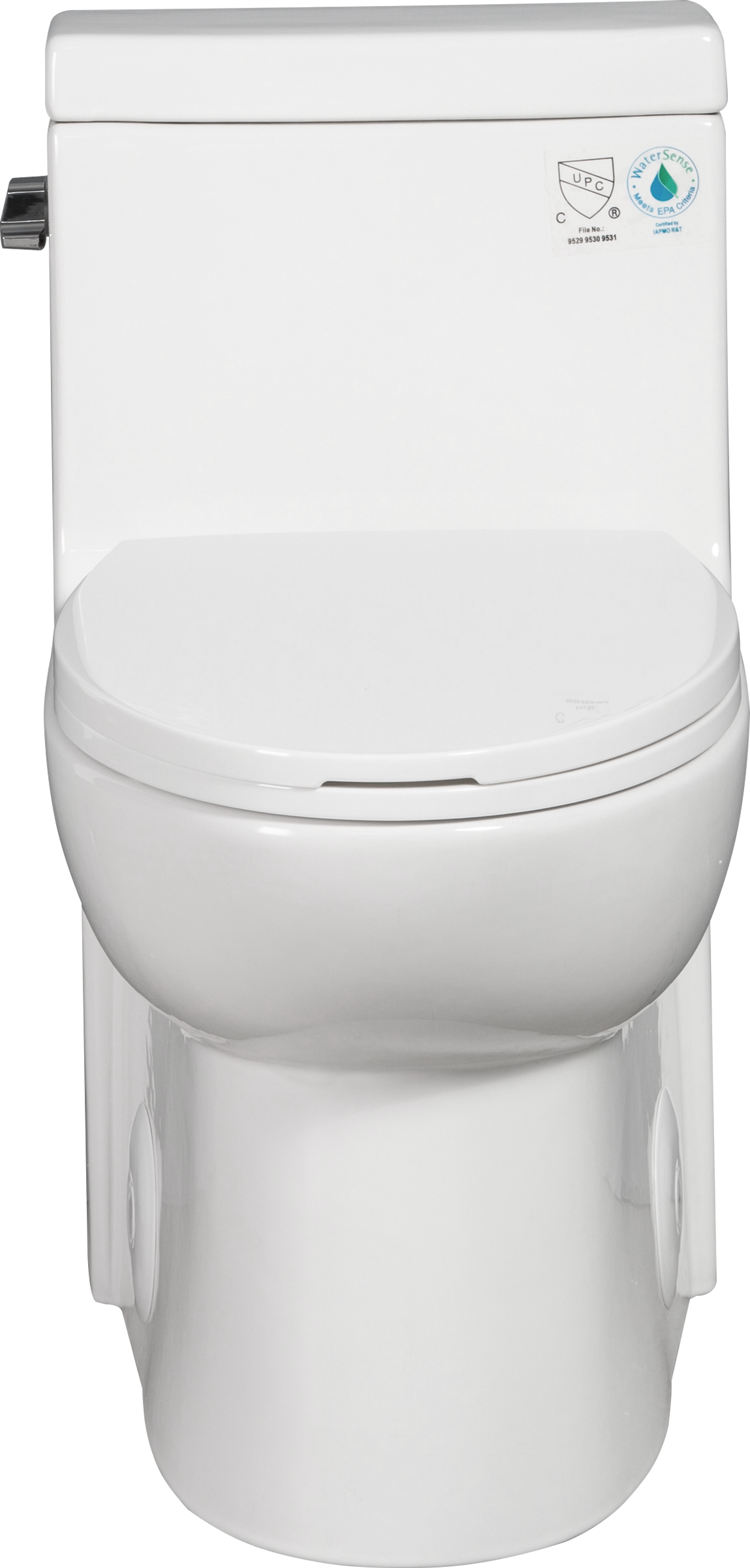 1.28 Gpf Single Flush One Piece Toilet, Water