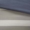 Striped Comforter Set With Bed Sheets Queen Blue Grey Polyester