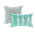 Comforter Set Twin Aqua Polyester