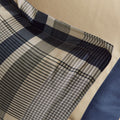 Plaid Comforter Set With Bed Sheets Full Navy Multi Polyester