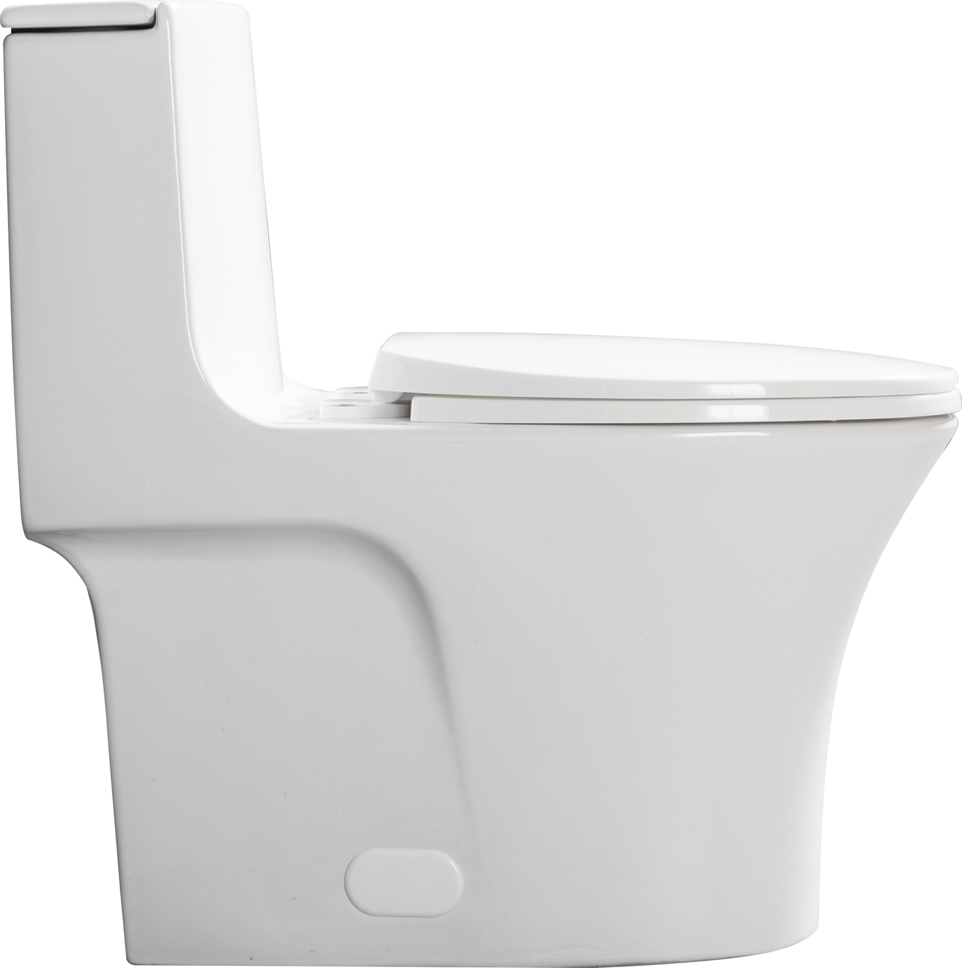 1.1 1.60 Gpf Dual Flush One Piece Toilet, Water Saving Elongated Comfort Height Floor Mounted, Soft Closing Seat, 1000 Gram Map Flushing Score Toilet, Gloss White 23T02 Gw 1 Gloss White Ceramic