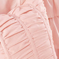 Ruffle Comforter Set Full Blush Polyester