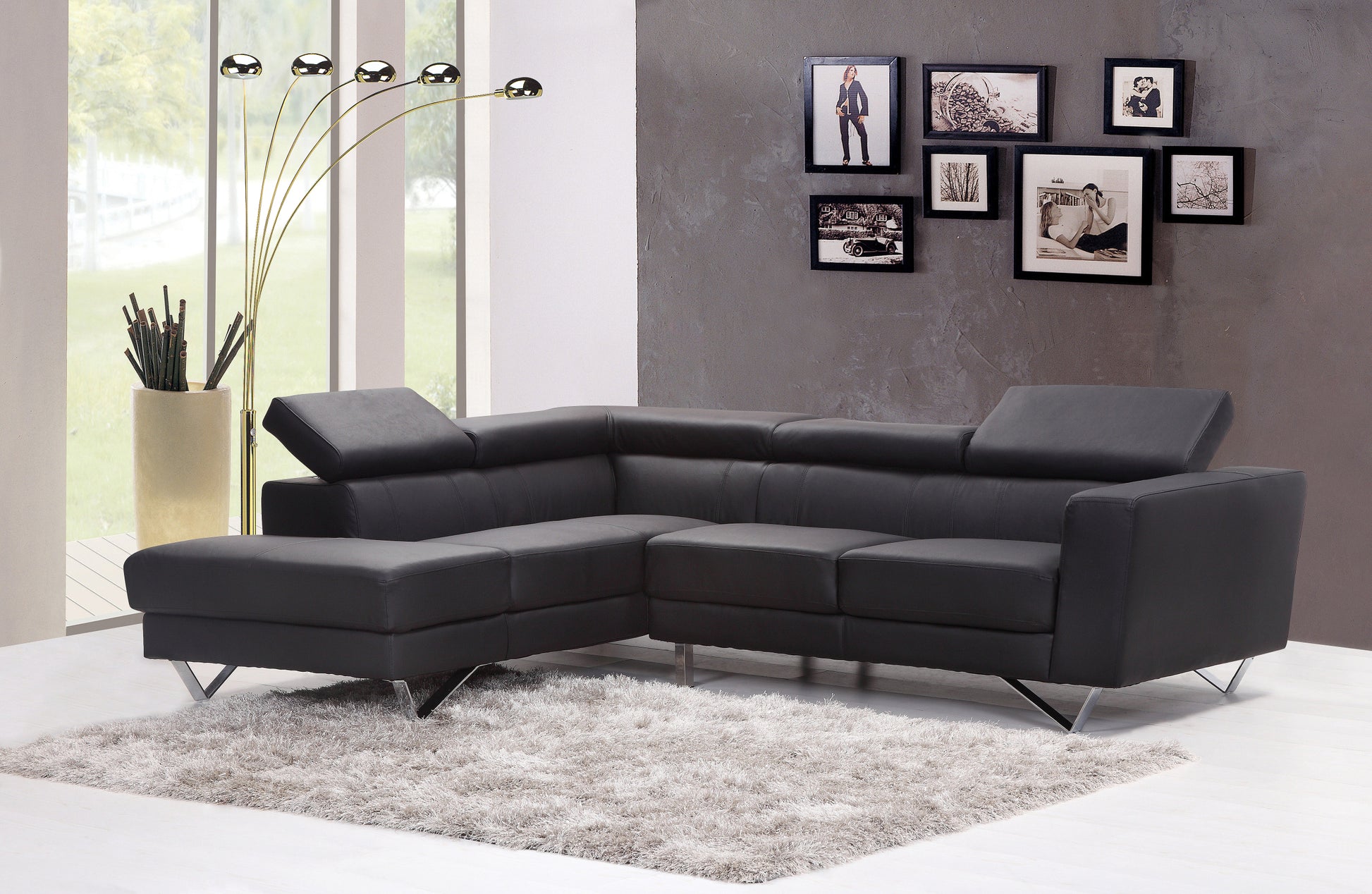 84"H Gold 5 Head Cap Style Floor Lamp 1Pc Ctn 2.24 33.97 Gold Metal