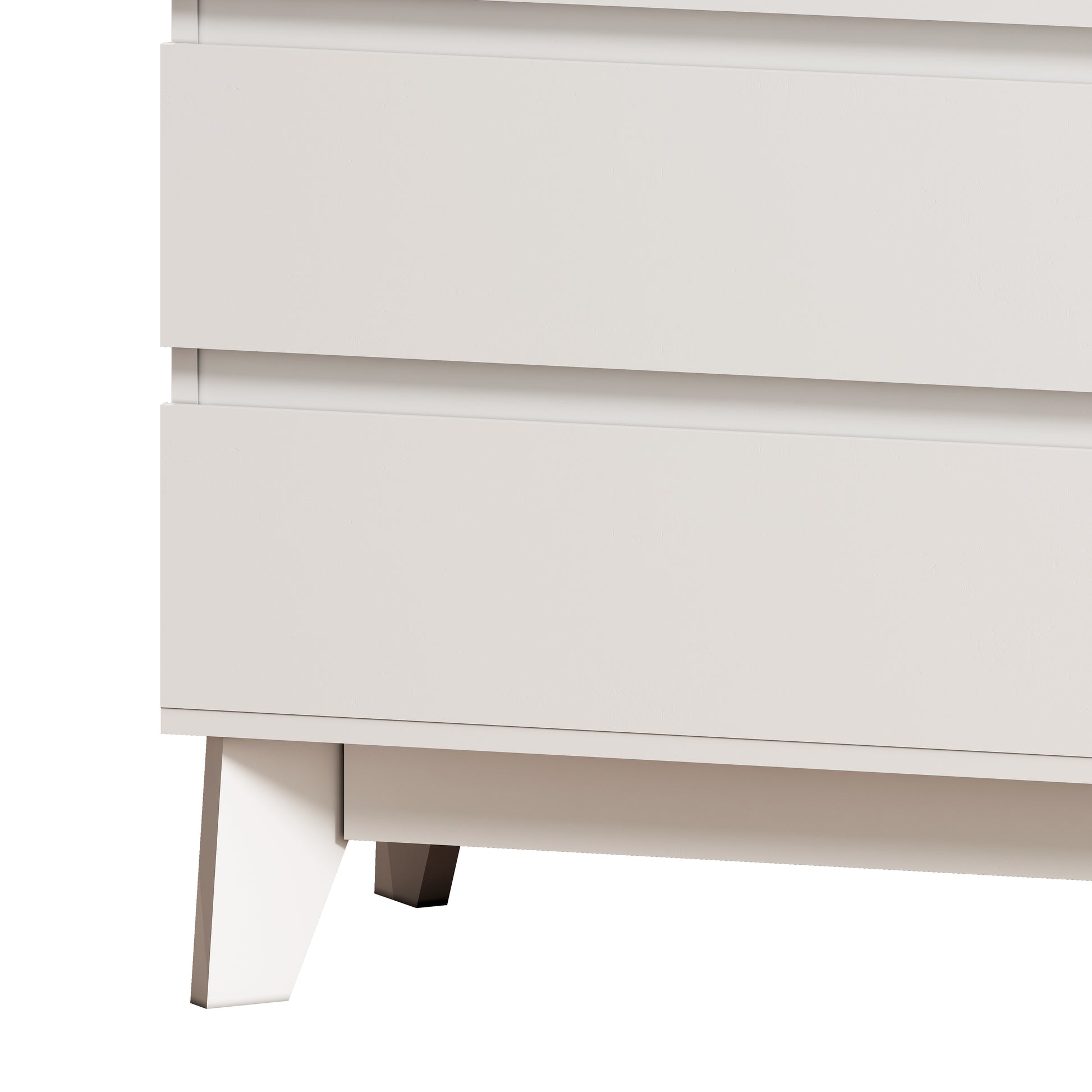 8 Drawer Storage Cabinet With Decorative Finish,For Bedroom,Living Room,Dining Room,Hallways,Easy Assembly White Mdf