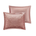 Velvet Duvet Cover Set Twin Blush Polyester