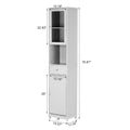 Modern Tower Tall Storage Cabinet With Doors &