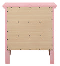 Hammond G5404 N 3 Drawer Nightstandpink Pink Particle Board