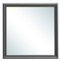 Lorana G6502 M Mirrormetalic Black Black Particle Board