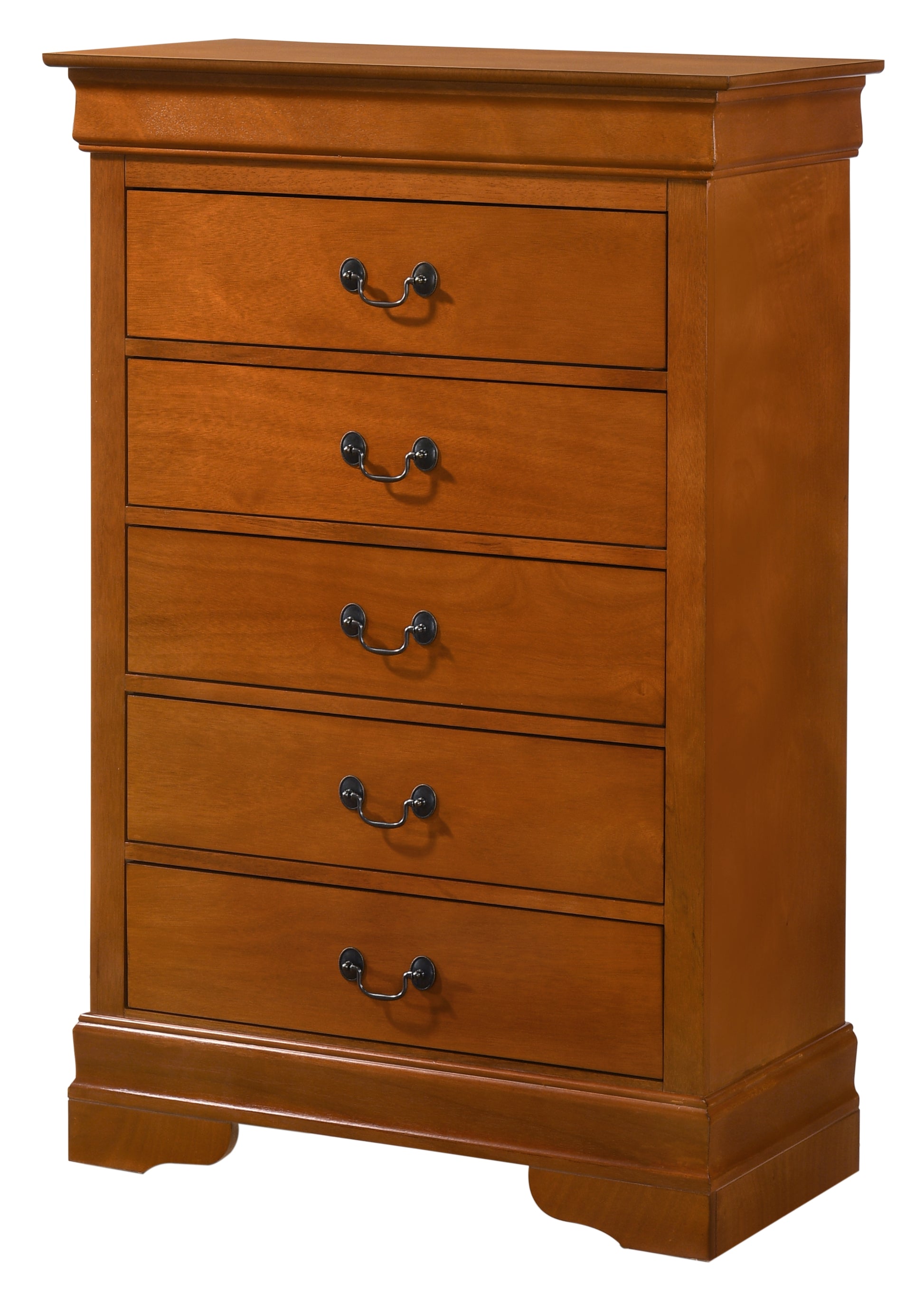 Louisphillipe G02160 Ch Chestoak Oak 5 Drawers & Above Oak Particle Board